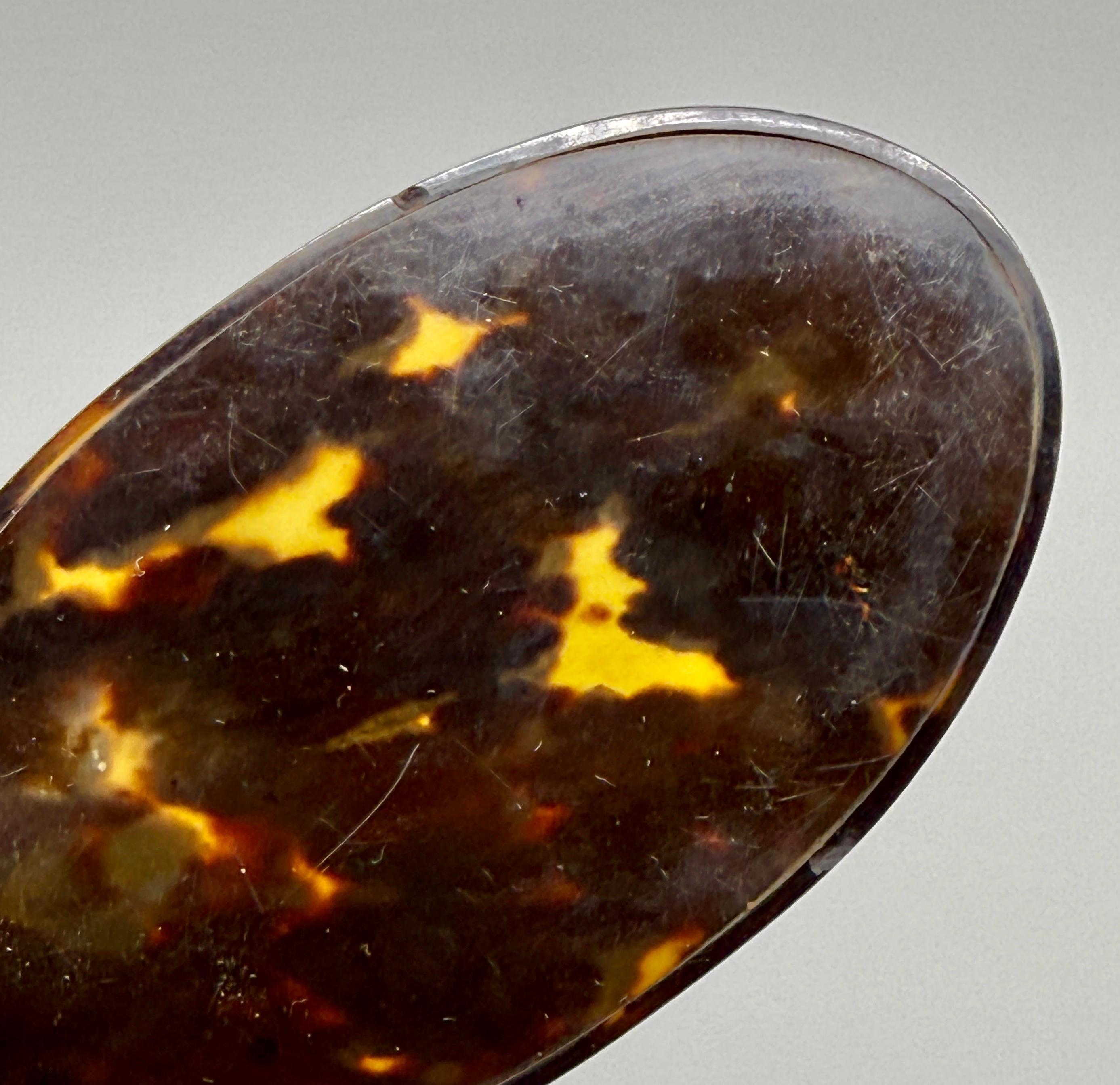 Set di 3 tabacchiere o trinket box vittoriane in Horn in vendita 11