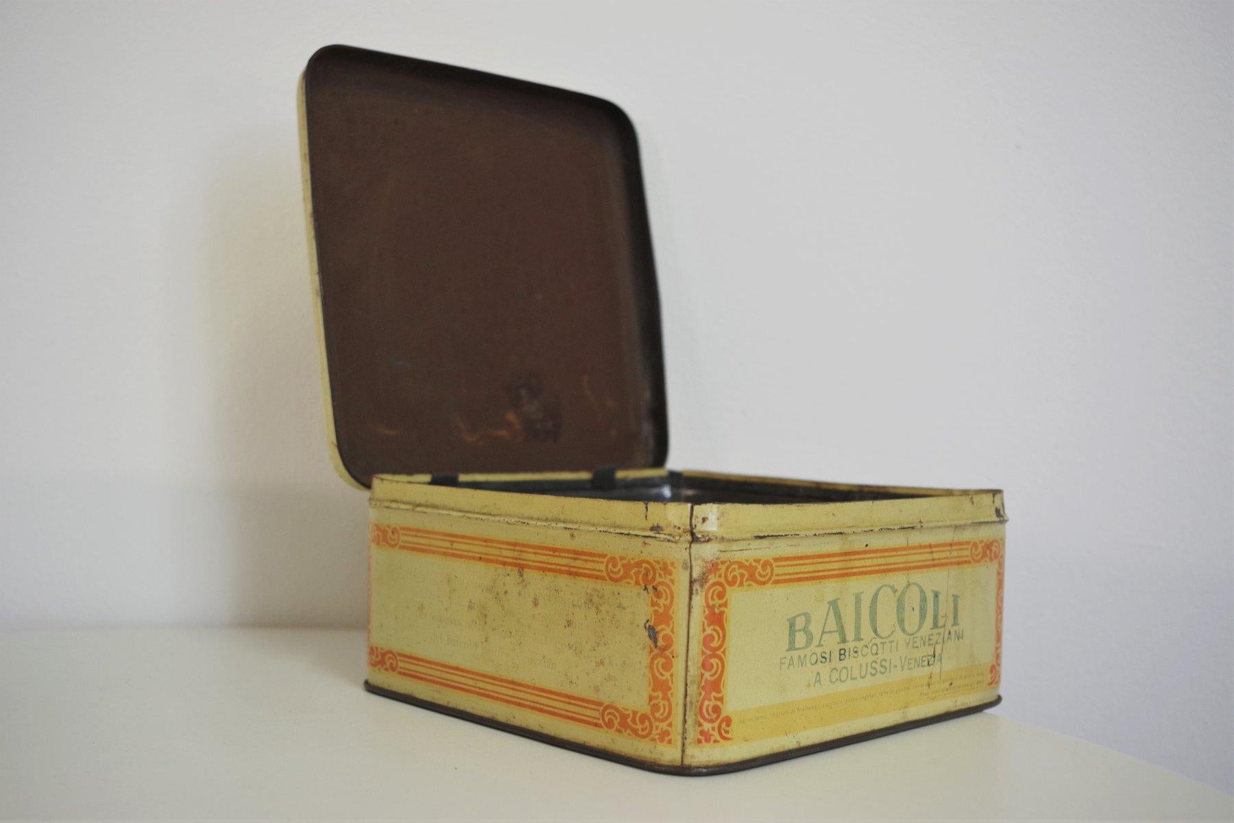 Lot de 3 boîtes à biscuits vintage des années 1960 - Charme du milieu du siècle pour les collectionneurs en vente 8