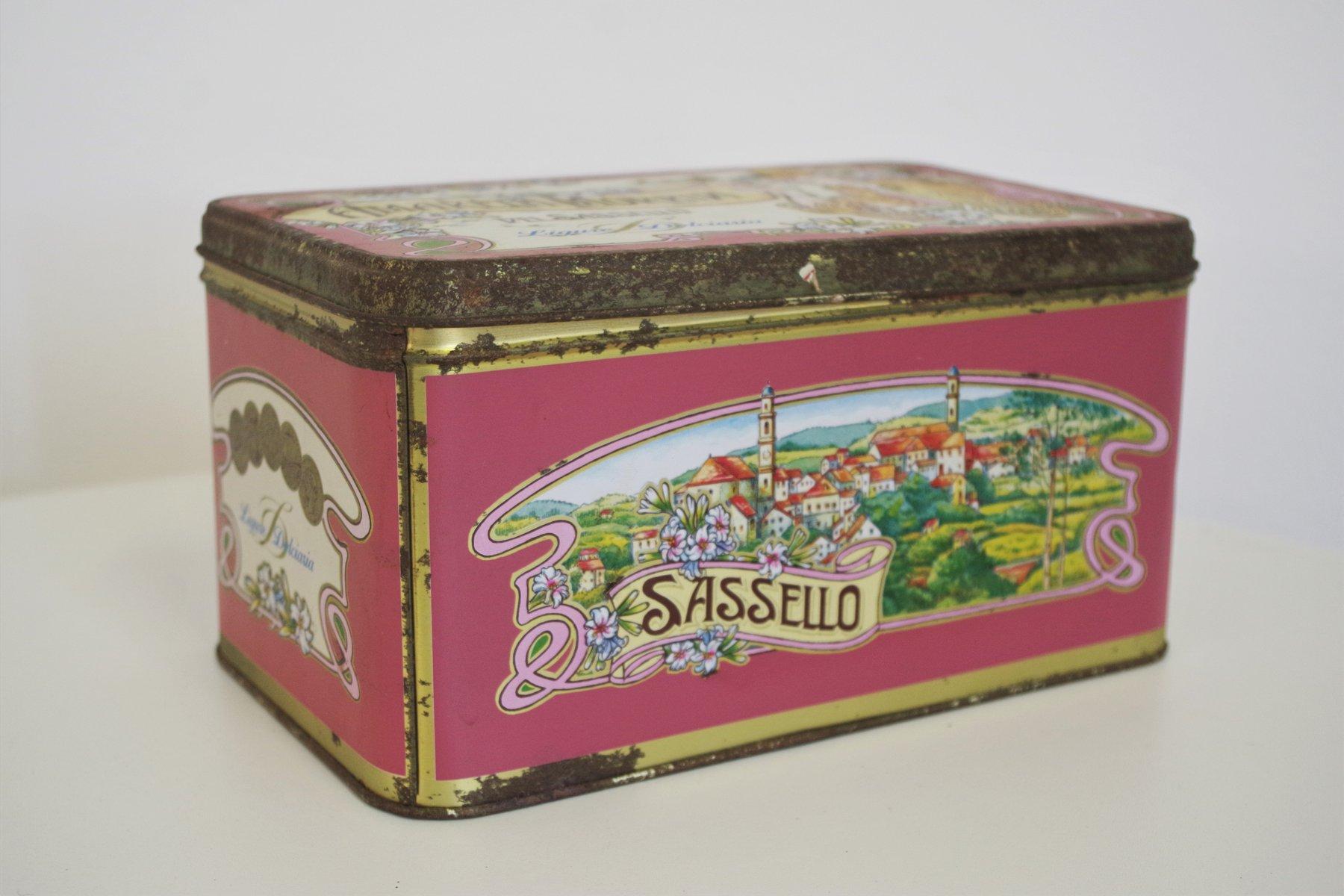 Lot de 3 boîtes à biscuits vintage des années 1960 - Charme du milieu du siècle pour les collectionneurs en vente 2