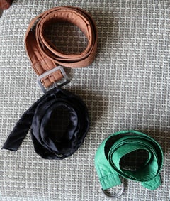 Set of 3 Vintage Belts from USSR: Timeless Elegance, 1970s, 1J97