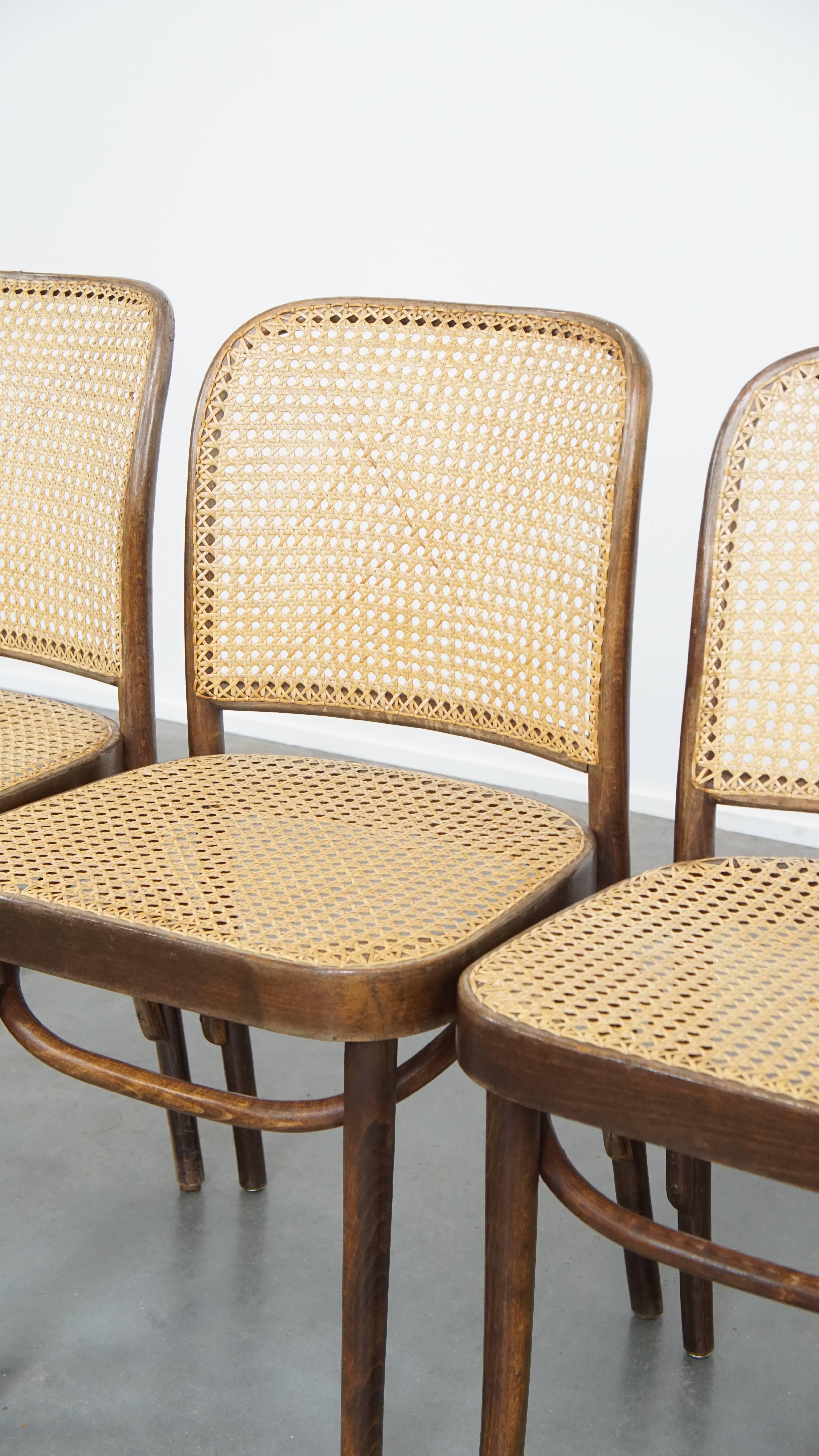 Set di 3 sedie da bistrot vintage in vendita 2