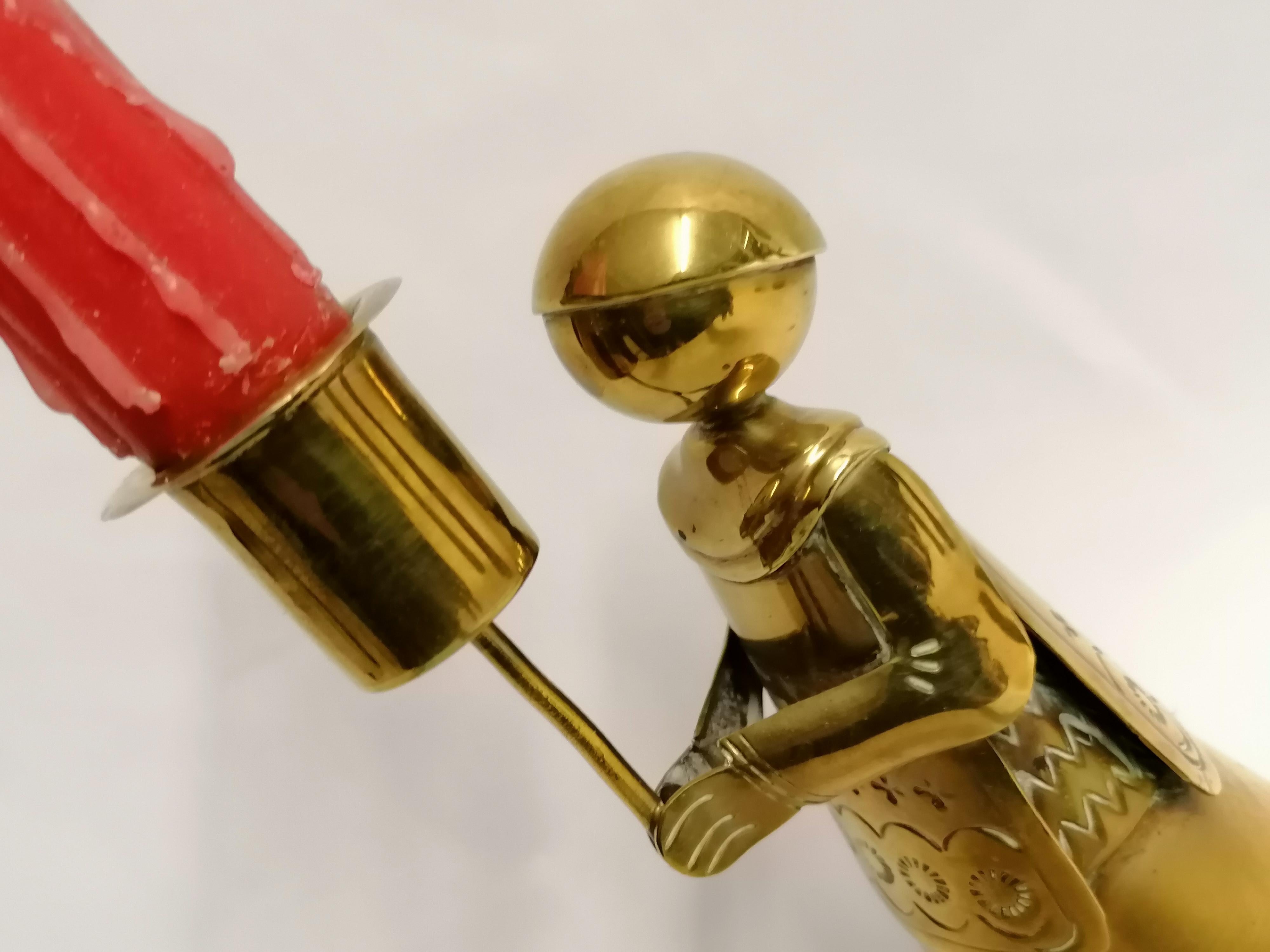 brass angel candle snuffer