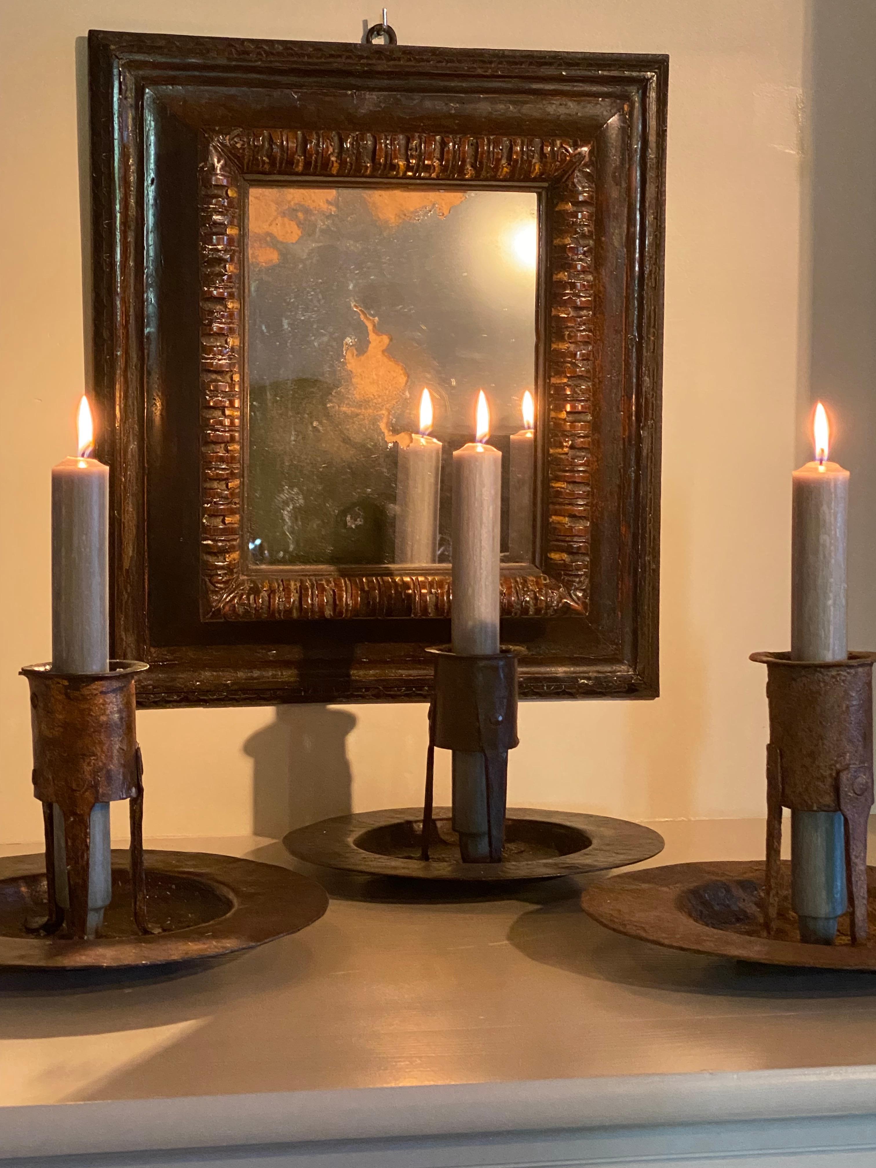 Set von 3 Vintage-Messing-Kerzenständern aus Messing im Angebot 4