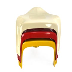 Set of 3 vintage Casalino stools CASALA Design Alexander BEGGE , 1970s