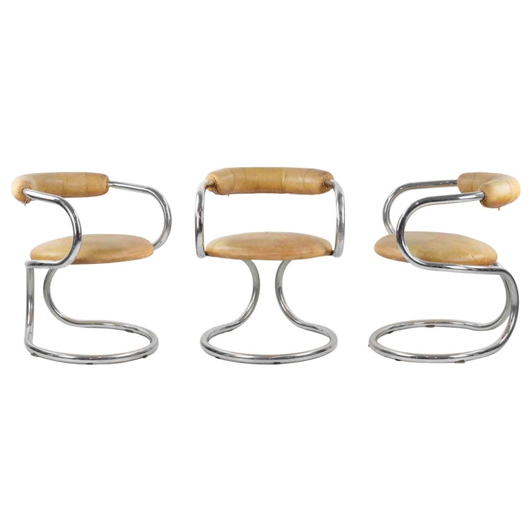 Rudi Bonzanini for Tecnosalotto Chairs, 1970s