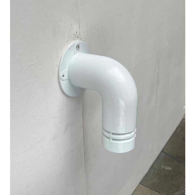 Satz von 3 dänischen Vintage-Pipeline-Wandleuchtern von Ole Pless Jørgensen für Solar im Angebot 7