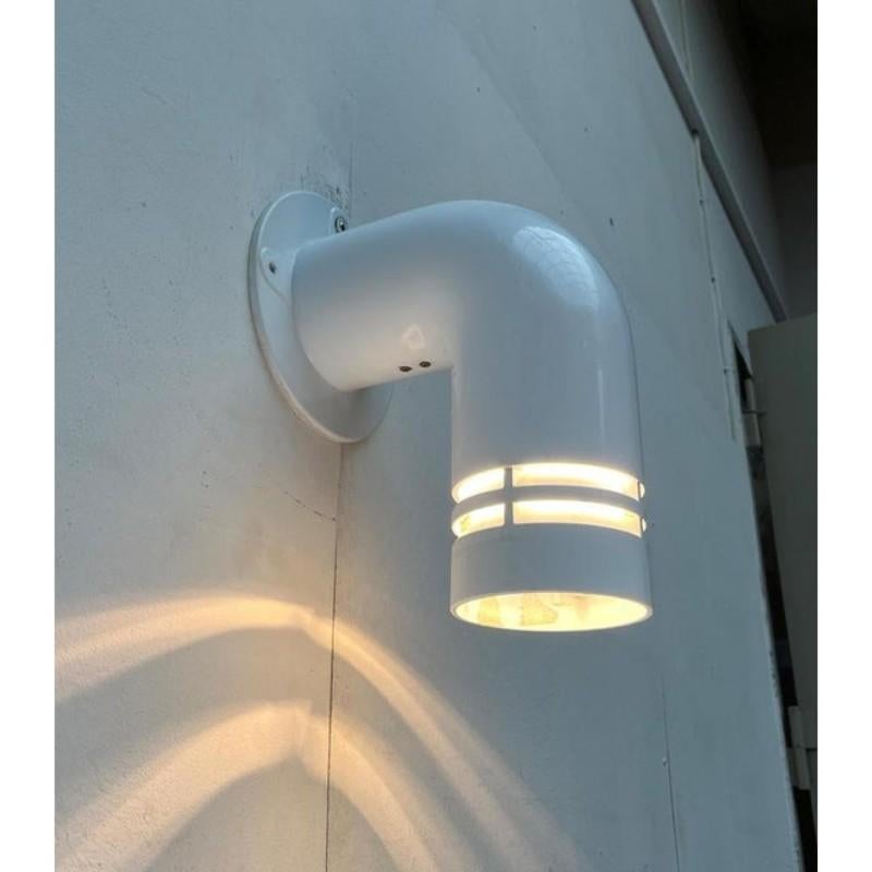 Satz von 3 dänischen Vintage-Pipeline-Wandleuchtern von Ole Pless Jørgensen für Solar im Angebot 9