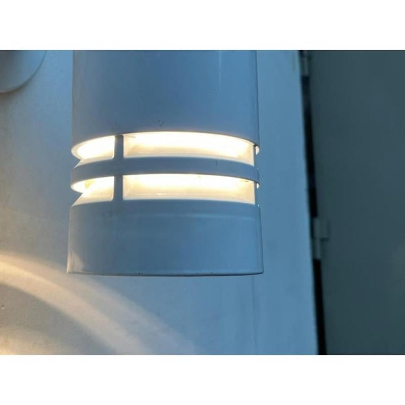Satz von 3 dänischen Vintage-Pipeline-Wandleuchtern von Ole Pless Jørgensen für Solar im Angebot 2