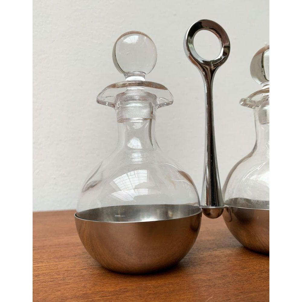 Set di 3 vassoi per olio e aceto tedeschi vintage di WMF, anni '70 in vendita 6