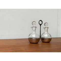 Set von 3 deutschen Öl- und Vinegar-Tabletts im Vintage-Stil von WMF, 1970er Jahre, Menagere