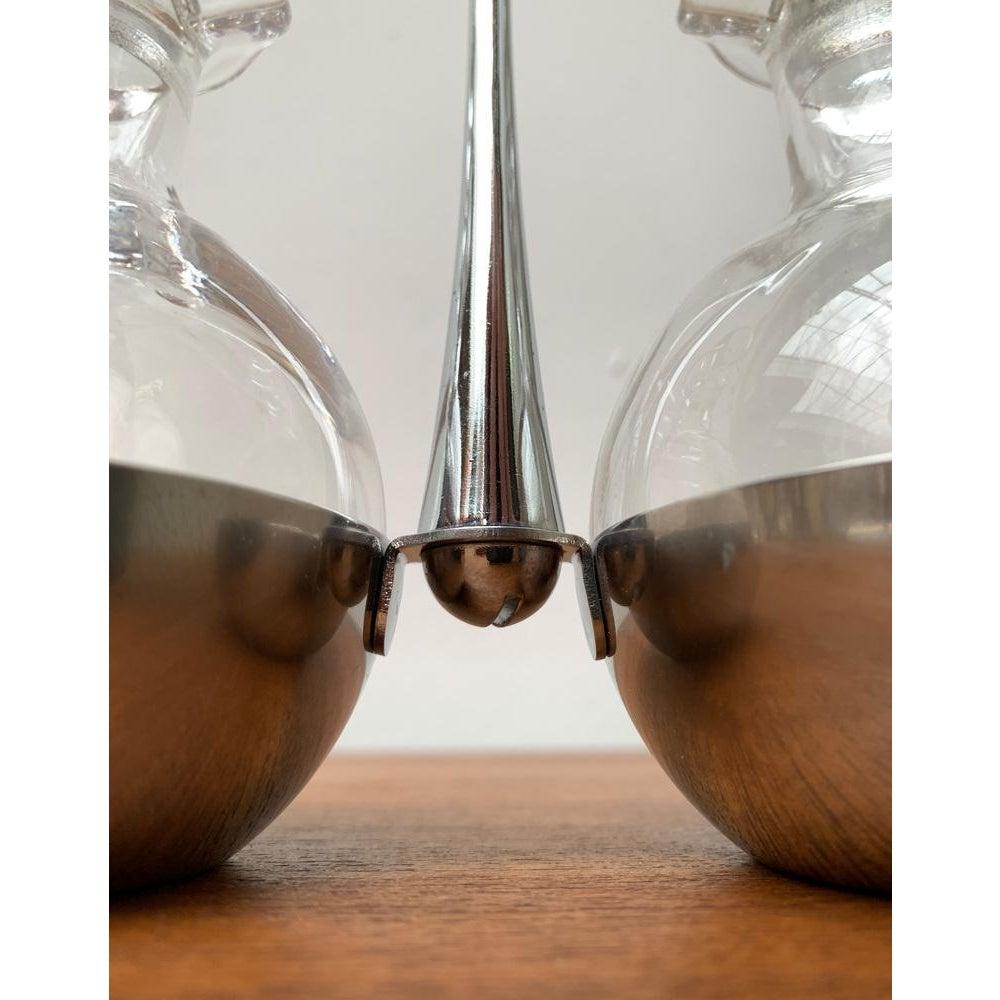 Tedesco Set di 3 vassoi per olio e aceto tedeschi vintage di WMF, anni '70 in vendita