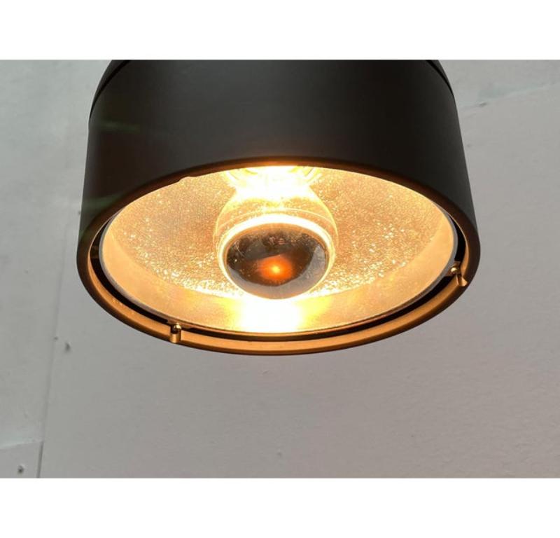 Set of 3 Vintage German Space Age Pendant Lamp by Arnold Berges, 1970s For Sale 7