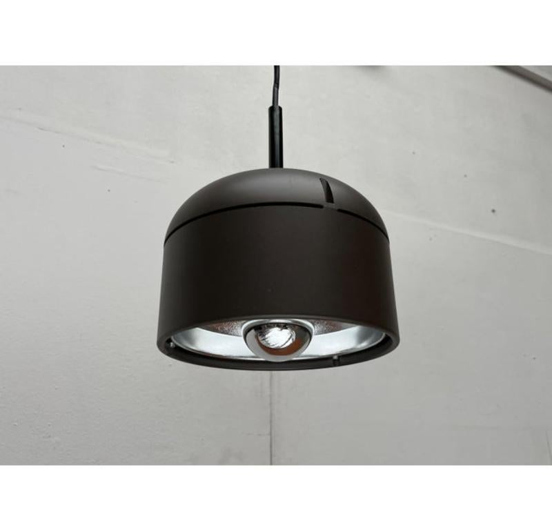 Set of 3 Vintage German Space Age Pendant Lamp by Arnold Berges, 1970s For Sale 9