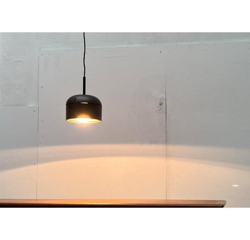 Metal Set of 3 Vintage German Space Age Pendant Lamp by Arnold Berges, 1970s For Sale