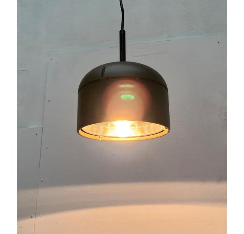 Set of 3 Vintage German Space Age Pendant Lamp by Arnold Berges, 1970s For Sale 4