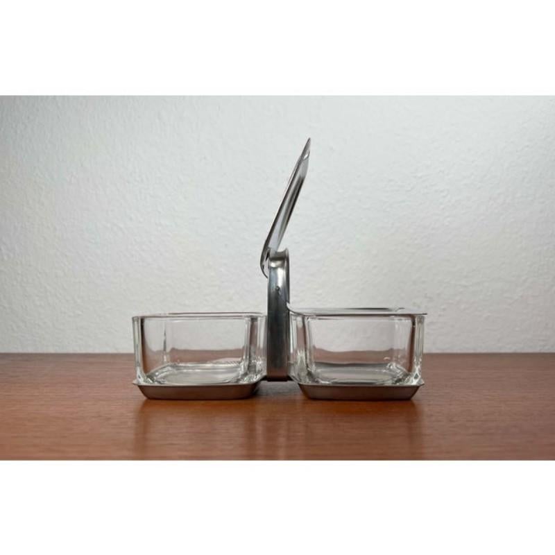 Set of 3 Vintage German Tray Menagere from WMF, 1970s For Sale 3