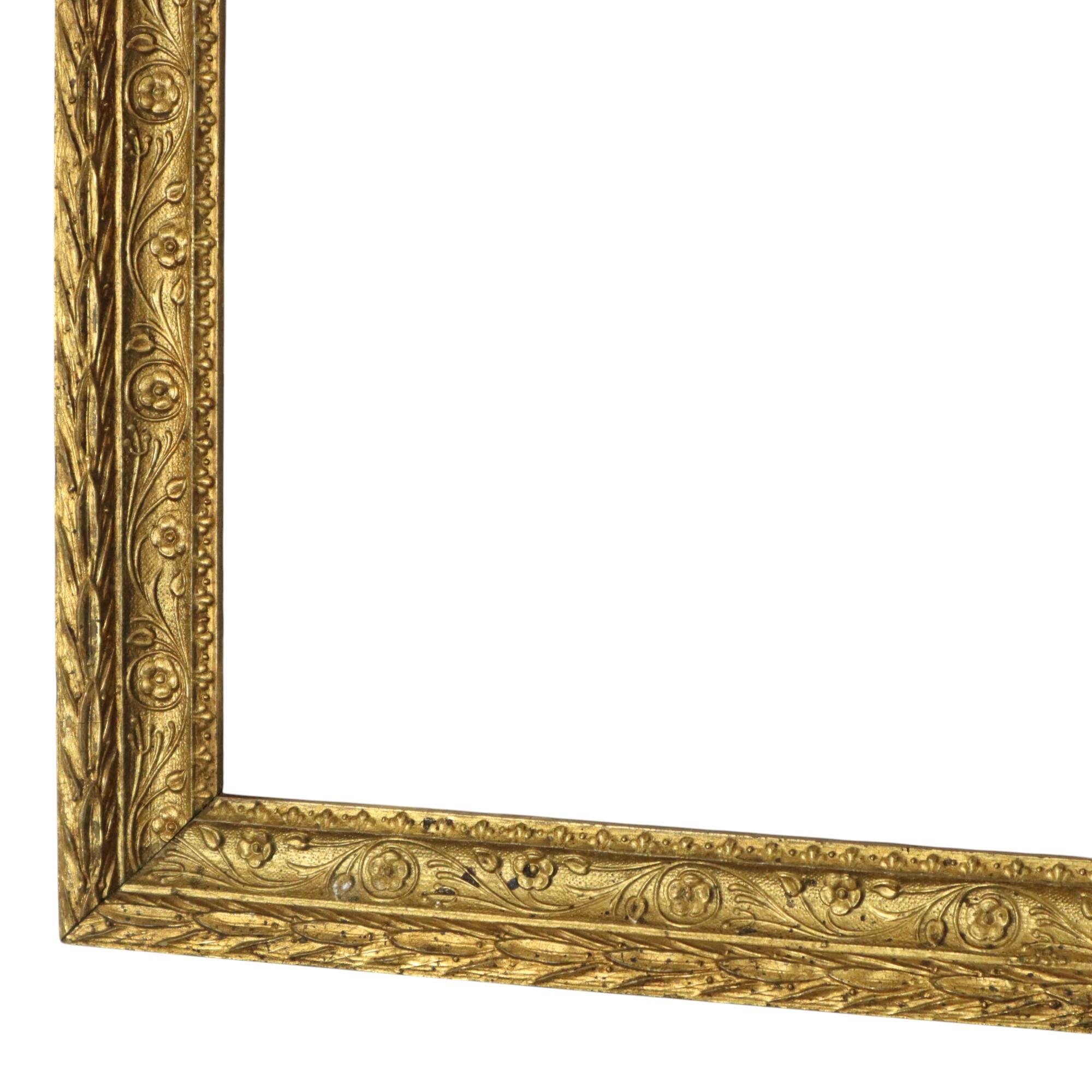 Satz von 3 goldenen Vintage-Rahmen Rahmen im klassischen Stil im Angebot 7