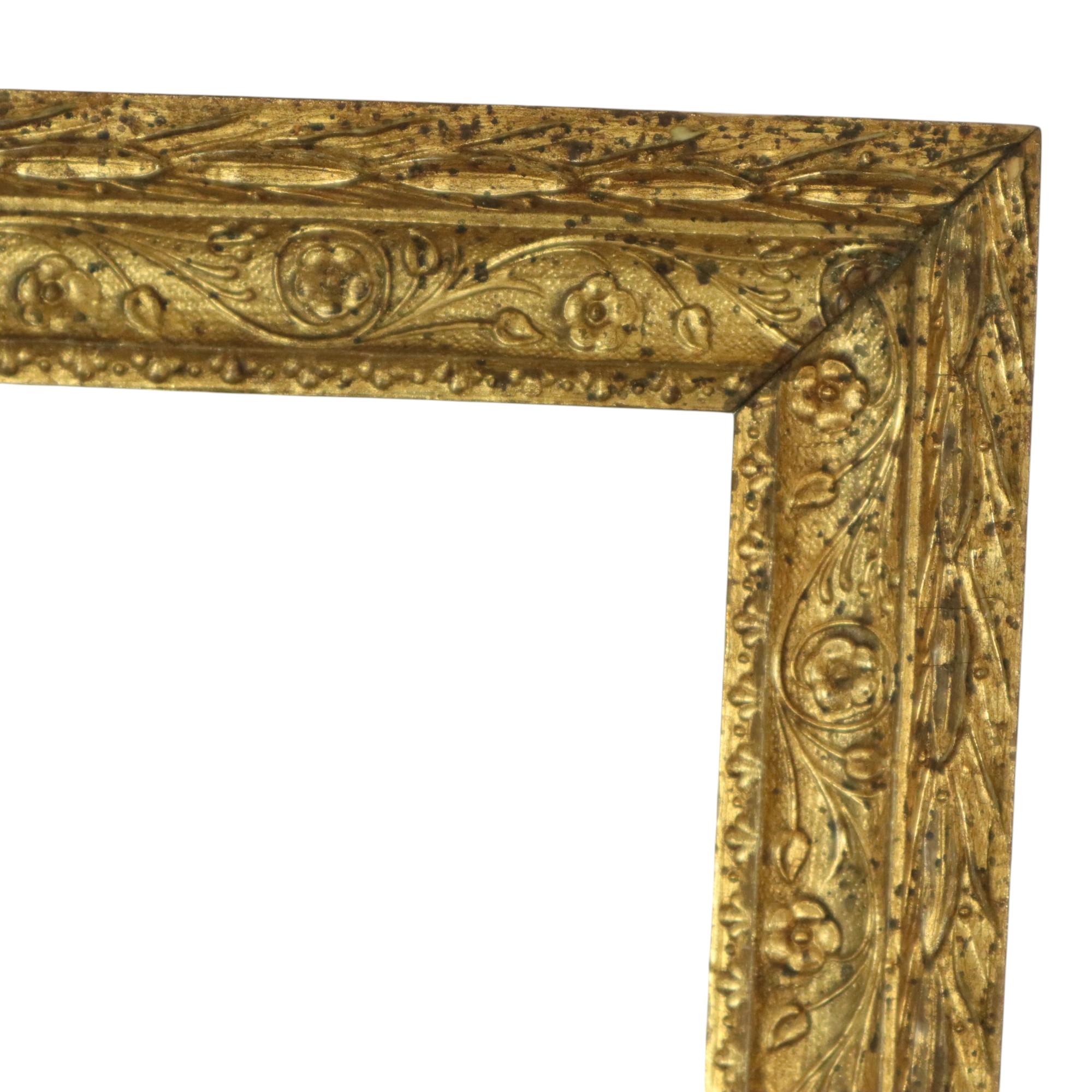 Satz von 3 goldenen Vintage-Rahmen Rahmen im klassischen Stil im Angebot 2