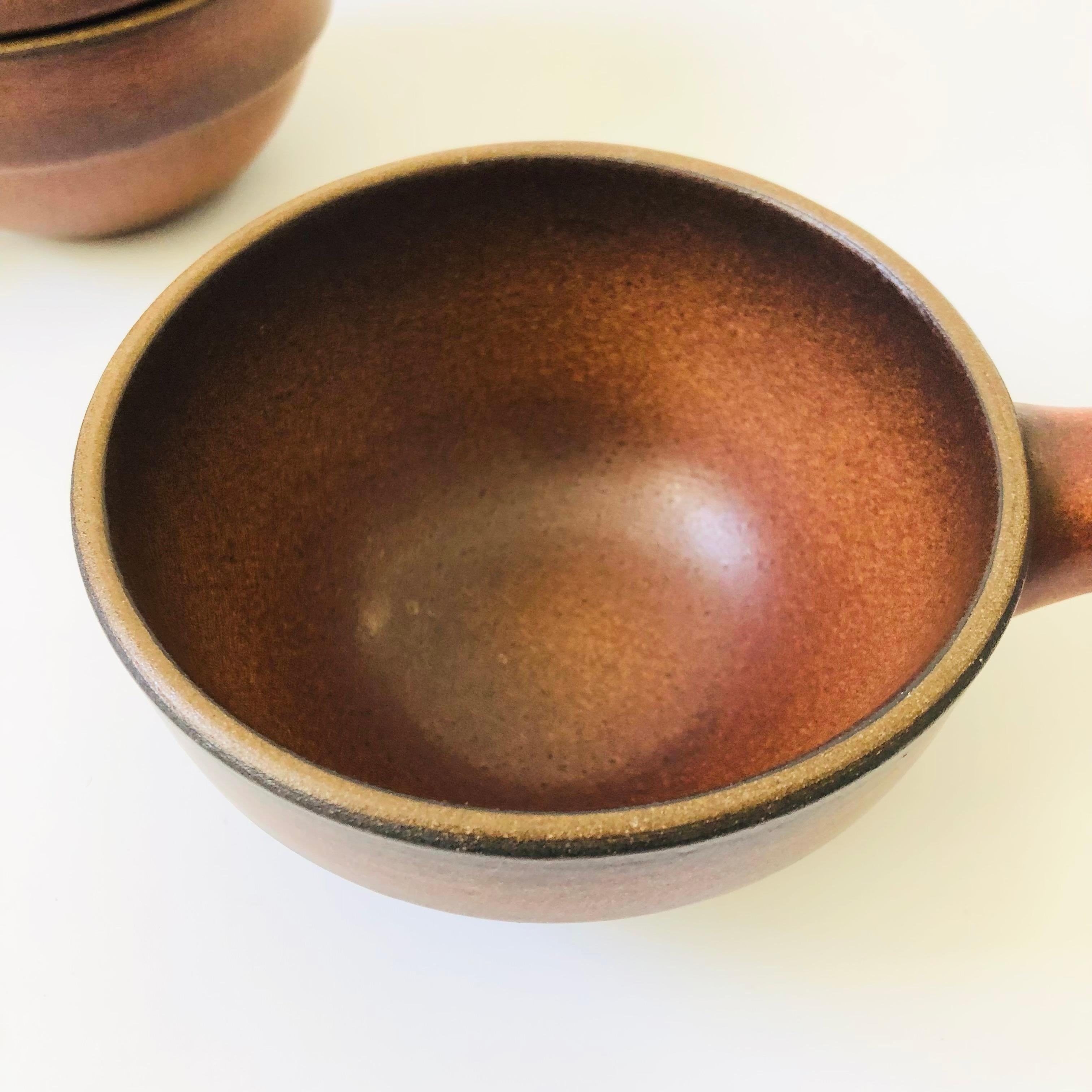 Organic Modern Set of 3 Vintage Heath Ceramics Bowls