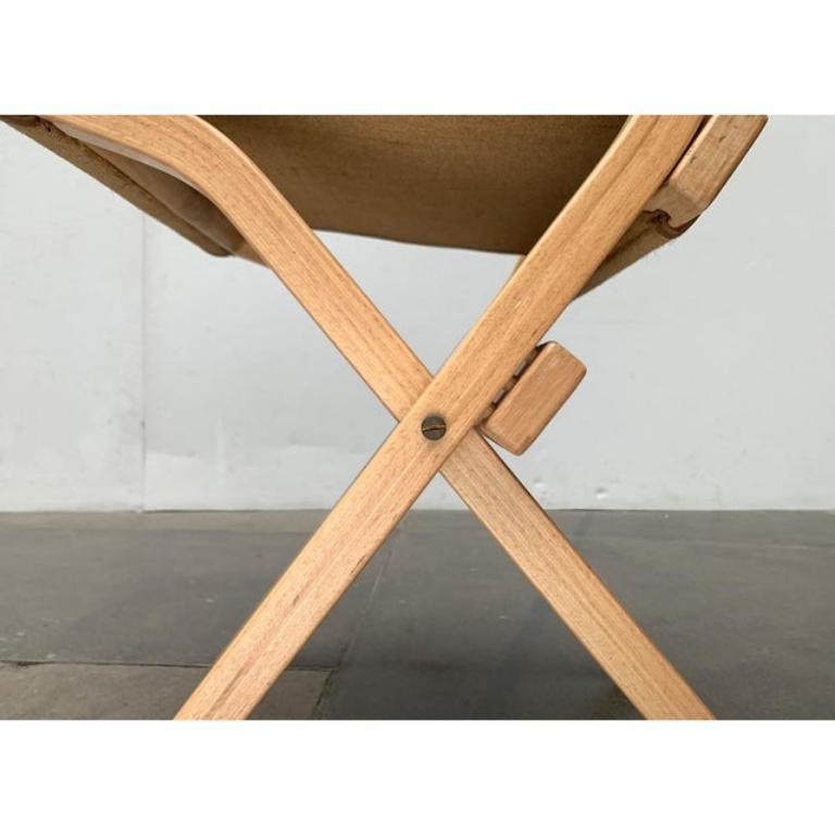 Set of 3 Vintage Italian Folding Chairs by Ilmari Tapiovaara for Olivo Italy For Sale 3