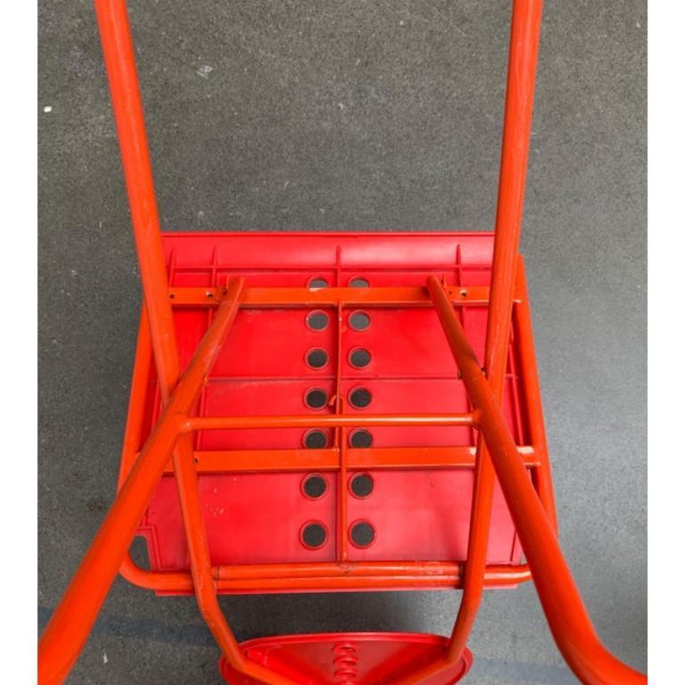 Satz von 3 italienischen postmodernen, klappbaren Charlie-Stühlen im Vintage-Stil, 1980er Jahre im Angebot 4