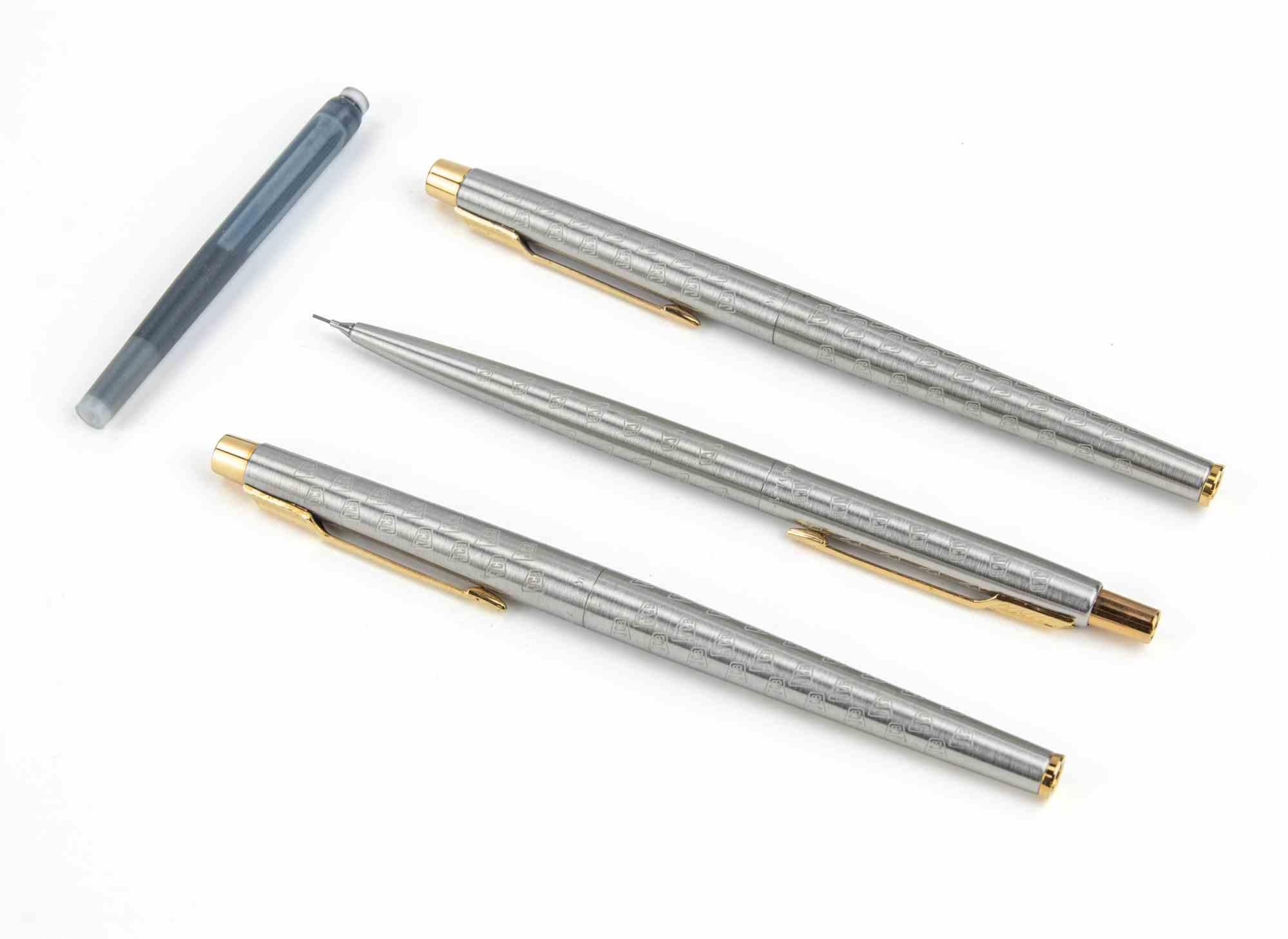 italien Set de 3 stylos Parker Vintage, années 1990 en vente