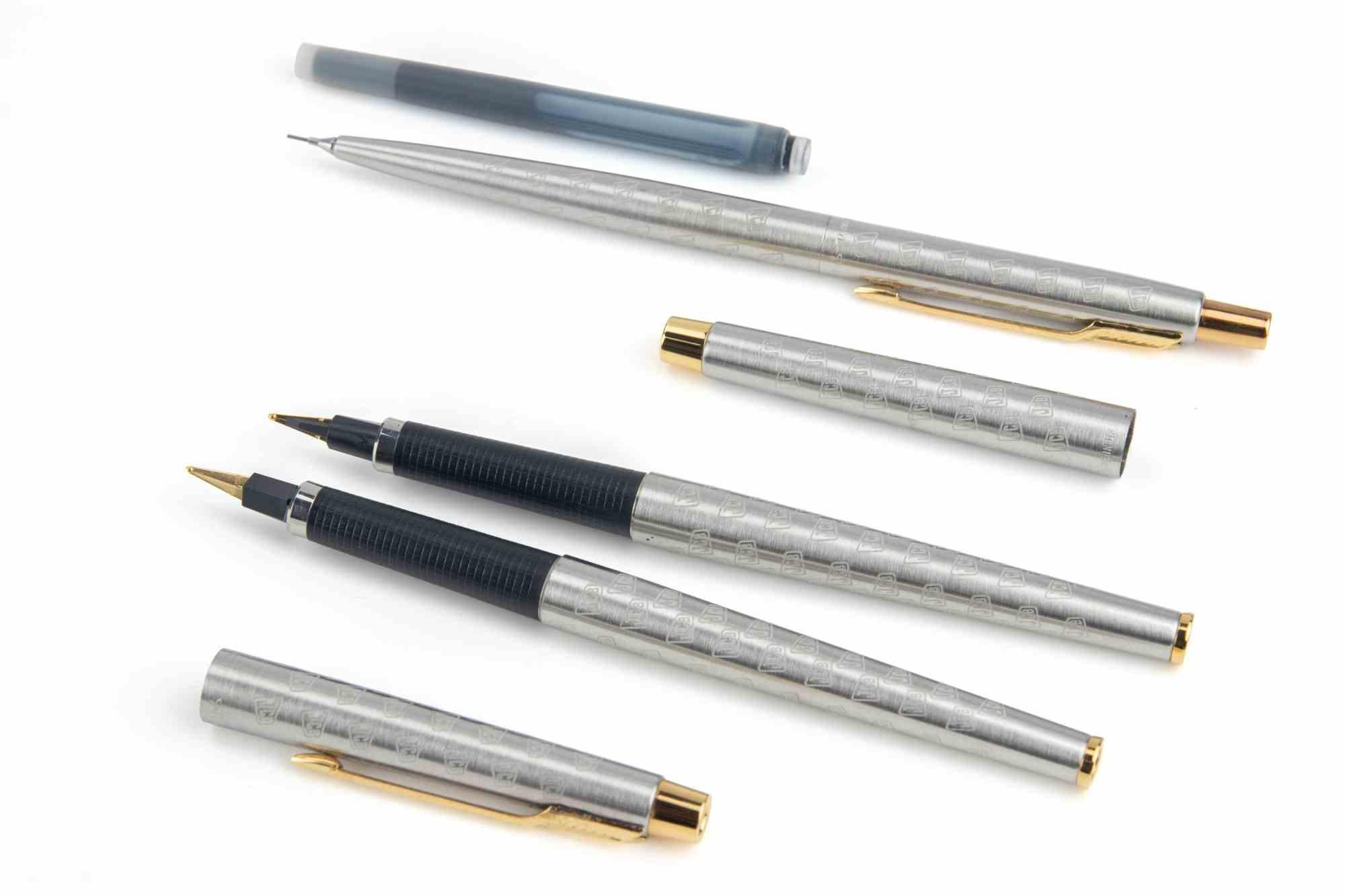 Fin du 20e siècle Set de 3 stylos Parker Vintage, années 1990 en vente