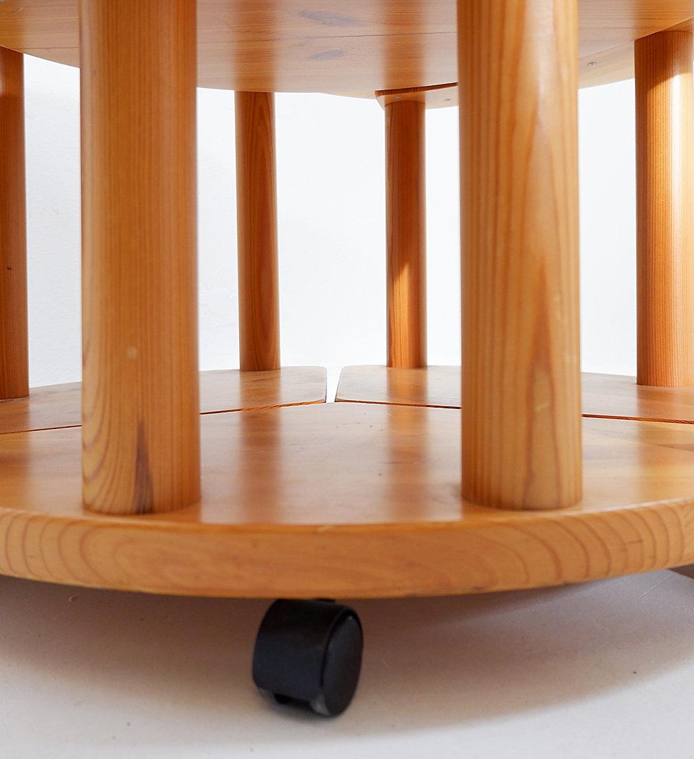 Set of 3 vintage side tables, in the style of Rainer Daumiller in vendita 5