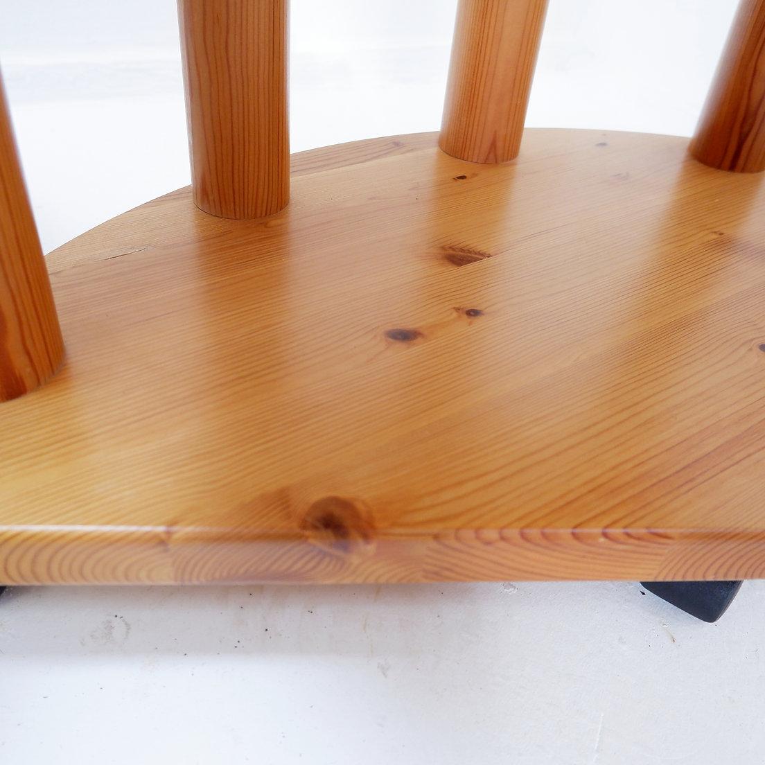 Set of 3 vintage side tables, in the style of Rainer Daumiller in vendita 11