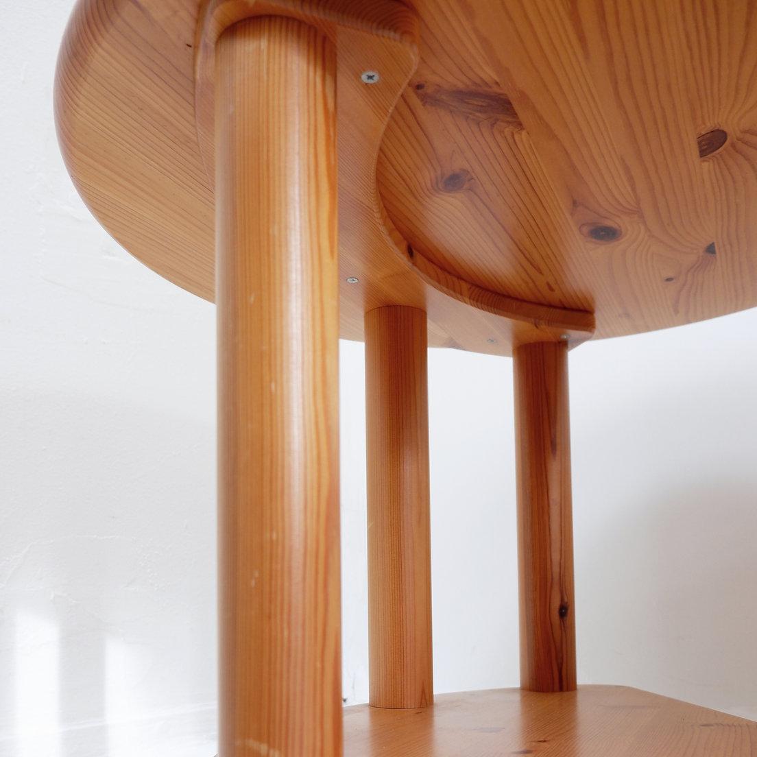 Legno Set of 3 vintage side tables, in the style of Rainer Daumiller in vendita