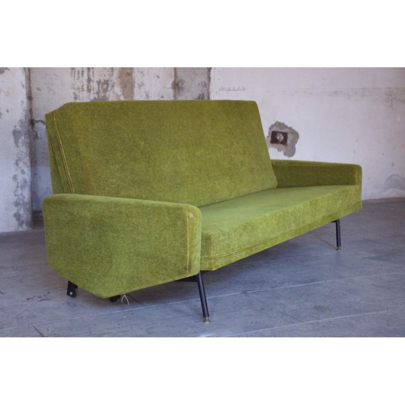 20th Century Set of 3 Vintage Sofa and Armchairs by Pierre Guariche from Airborne, 1960s For Sale