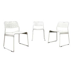 Set of 3 Vintage Space Age Chairs by Rodney Kinsman for Bieffeplast, 1970s