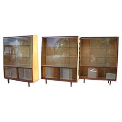 Set of 3 Used Store Shelves, 1960