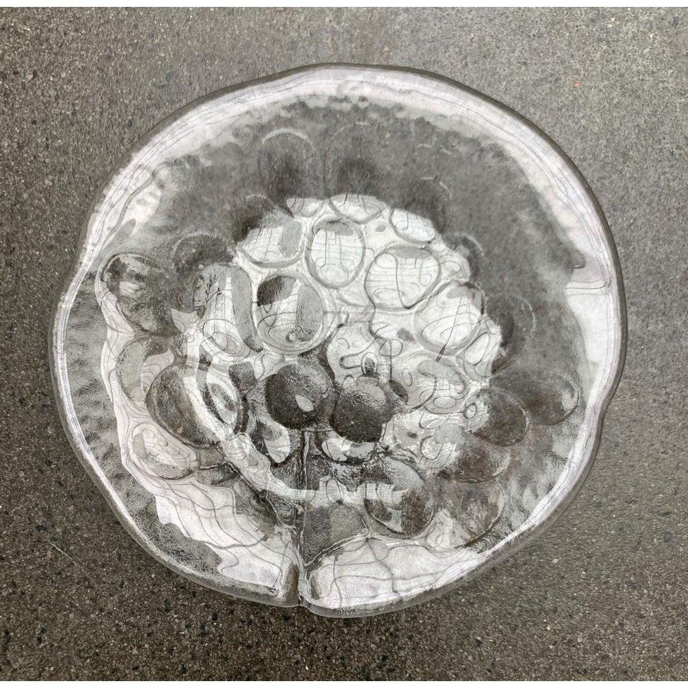 Ensemble de 3 assiettes à raisin en verre d'époque suédoise par Ann Wärff pour Kosta Boda en vente 6