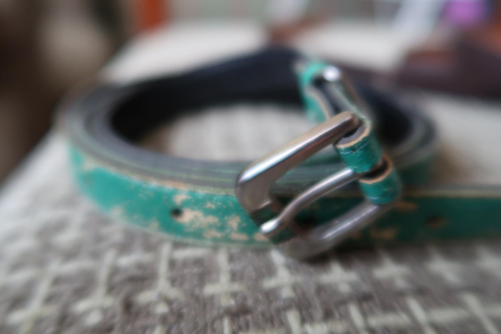 Set of 3 Vintage Thin Leather Belts from USSR: Timeless Elegance, 1970s, 1J96 For Sale 6