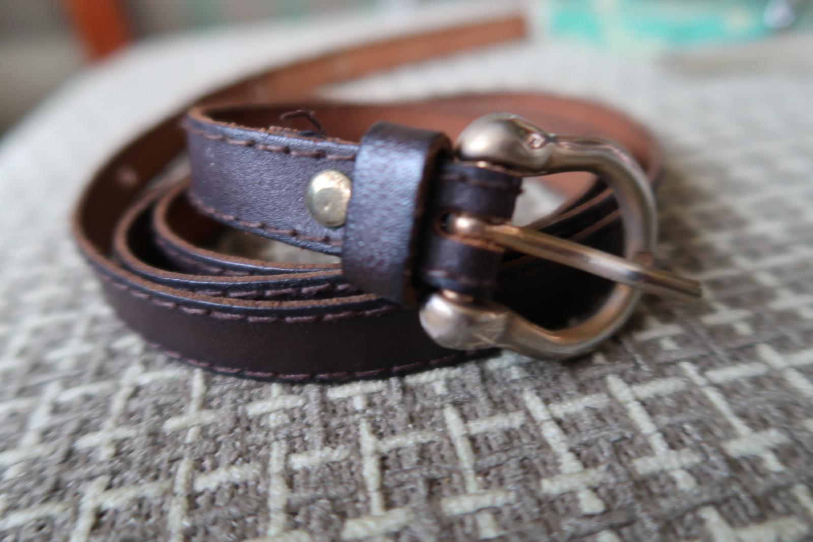 Late 20th Century Set of 3 Vintage Thin Leather Belts from USSR: Timeless Elegance, 1970s, 1J96 For Sale