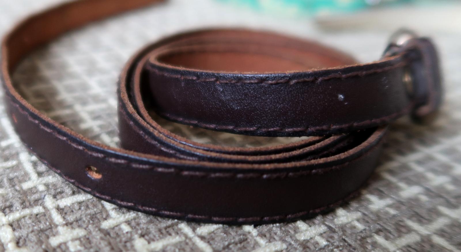 Set of 3 Vintage Thin Leather Belts from USSR: Timeless Elegance, 1970s, 1J96 For Sale 2