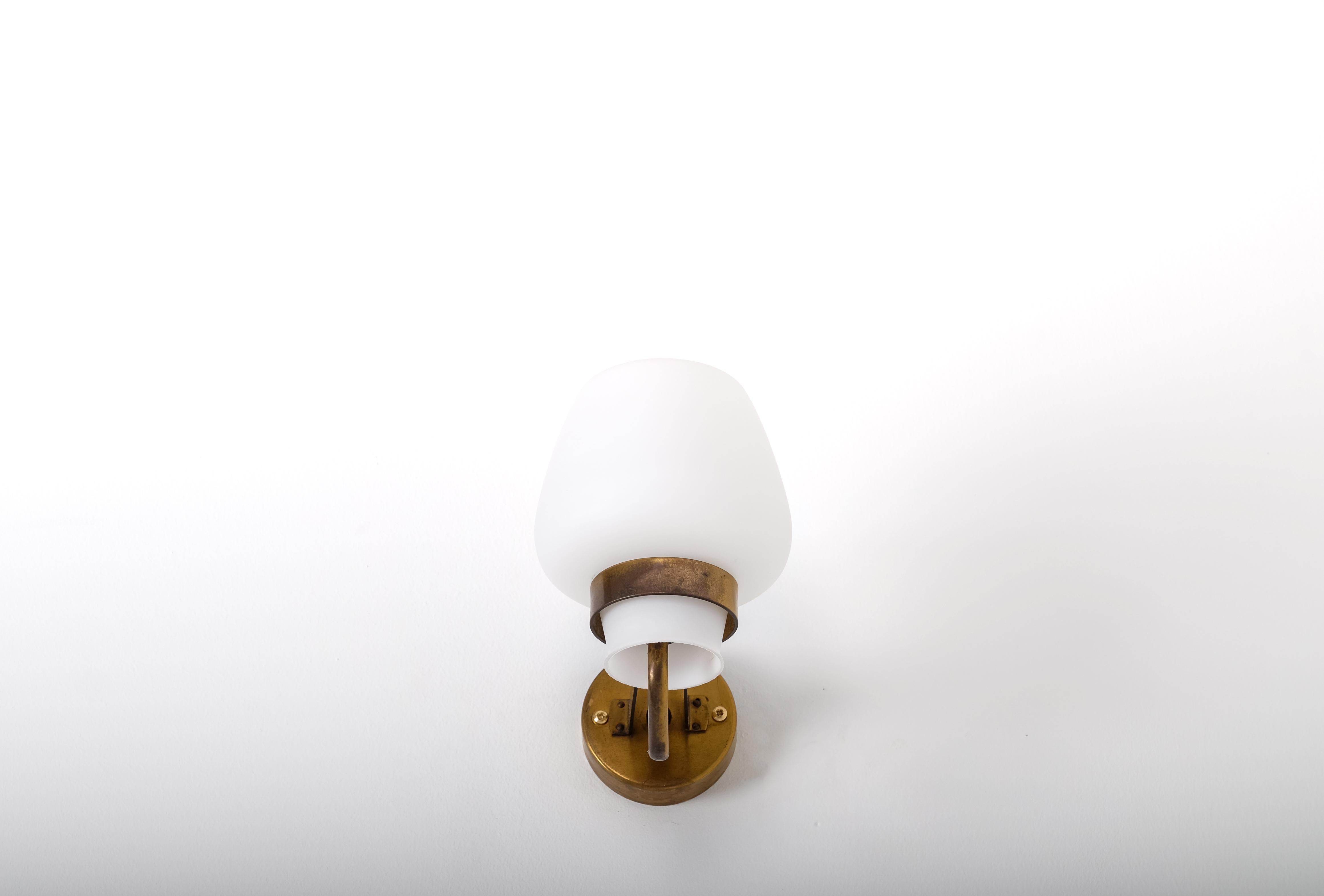 Mid-20th Century Set of 3 Wall Lamps by Gunnar Asplund, Sweden, 1940s