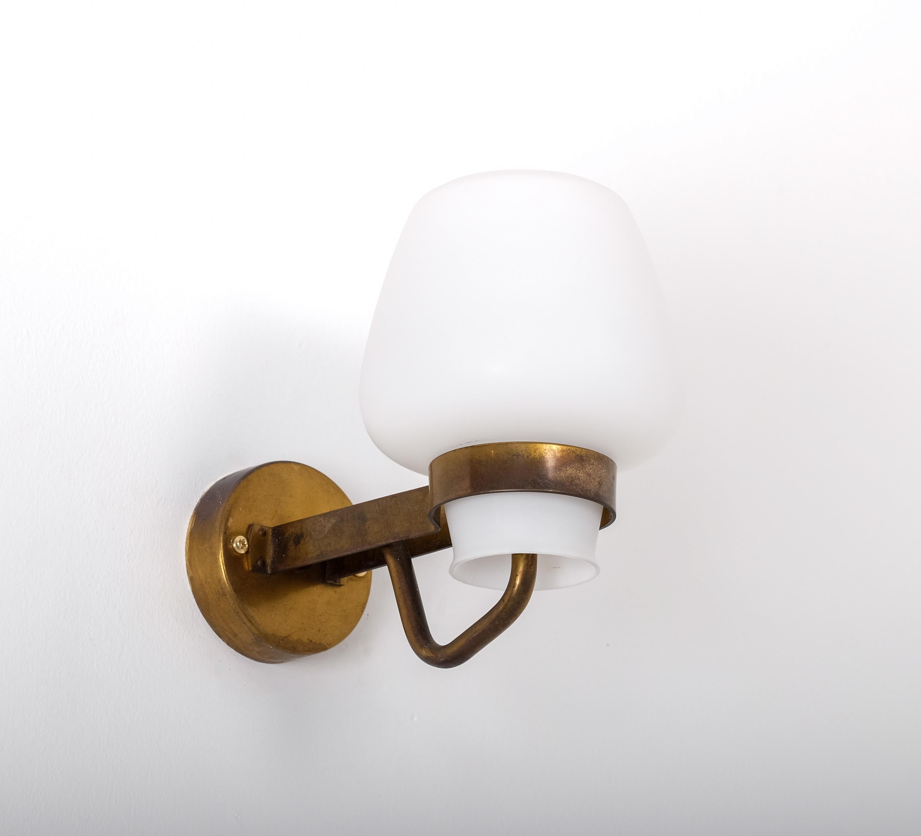 Set of 3 Wall Lamps by Gunnar Asplund, Sweden, 1940s 1