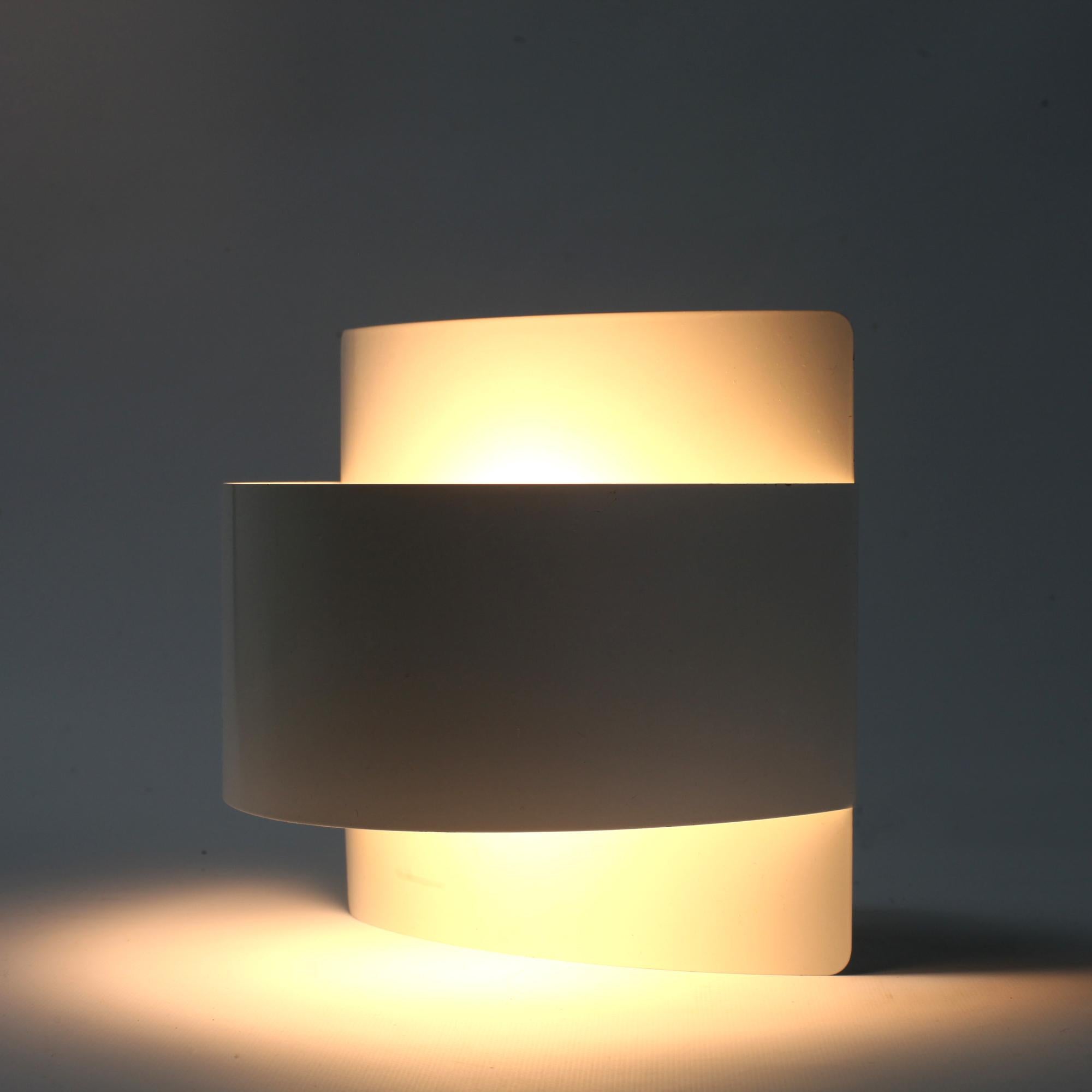 Metal Set of 3 Wall Lamps by Peter Celsing Sweden 1970s