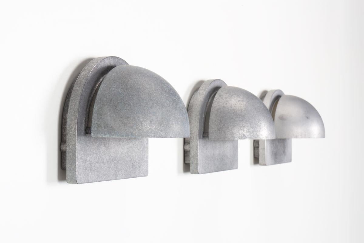 Danish Set of 3 wall lights by Alfred Homann for Louis Poulsen, 1980s For Sale