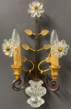 Set of 3 Wallsconces by Maison Bagues