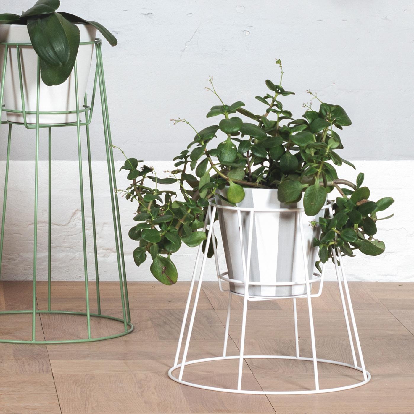Postmoderno Set di 3 piantine Cibele bianche di OK Design in vendita