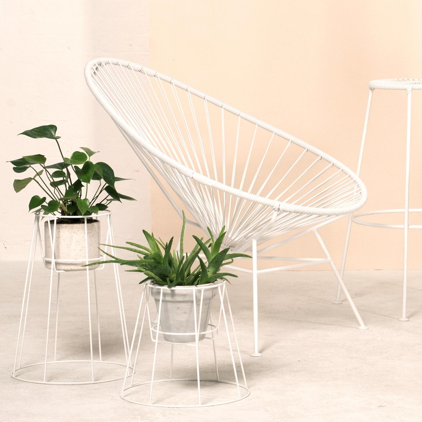 Danese Set di 3 piantine Cibele bianche di OK Design in vendita