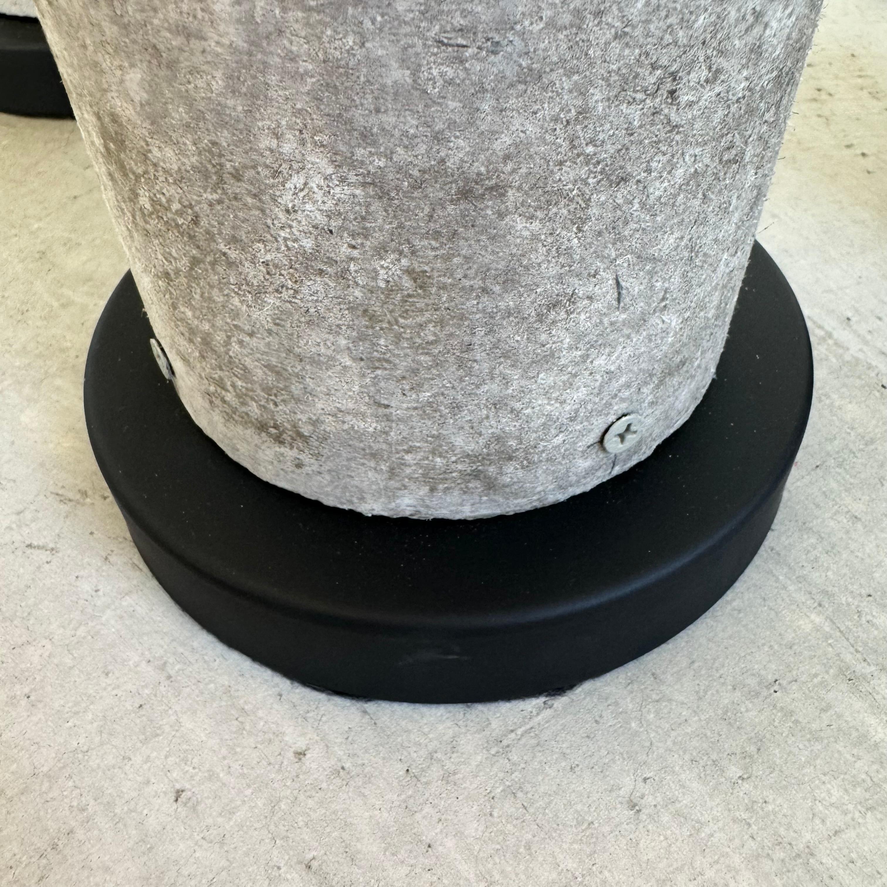 Set of 3 Willy Guhl Concrete Table Lamps, 1960s Switzerland For Sale 5