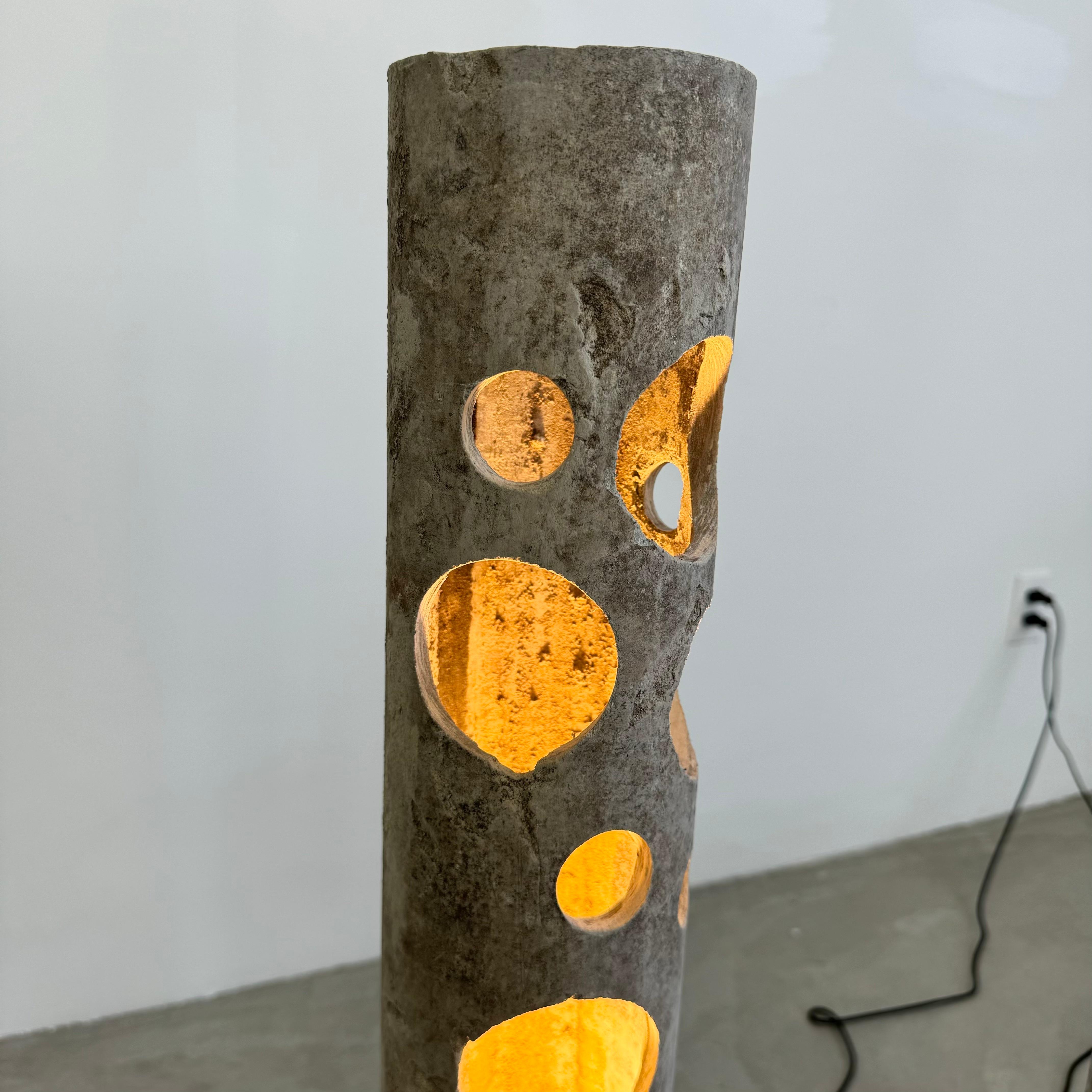 Set of 3 Willy Guhl Concrete Table Lamps, 1960s Switzerland For Sale 7