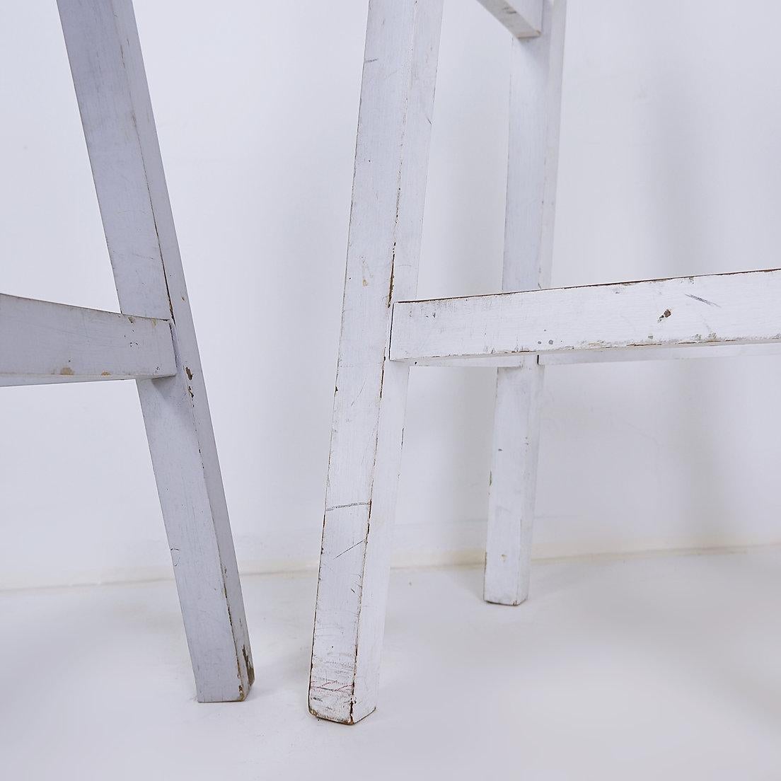 Juego de 3 taburetes de bar con asiento de madera Rush Campaña en venta