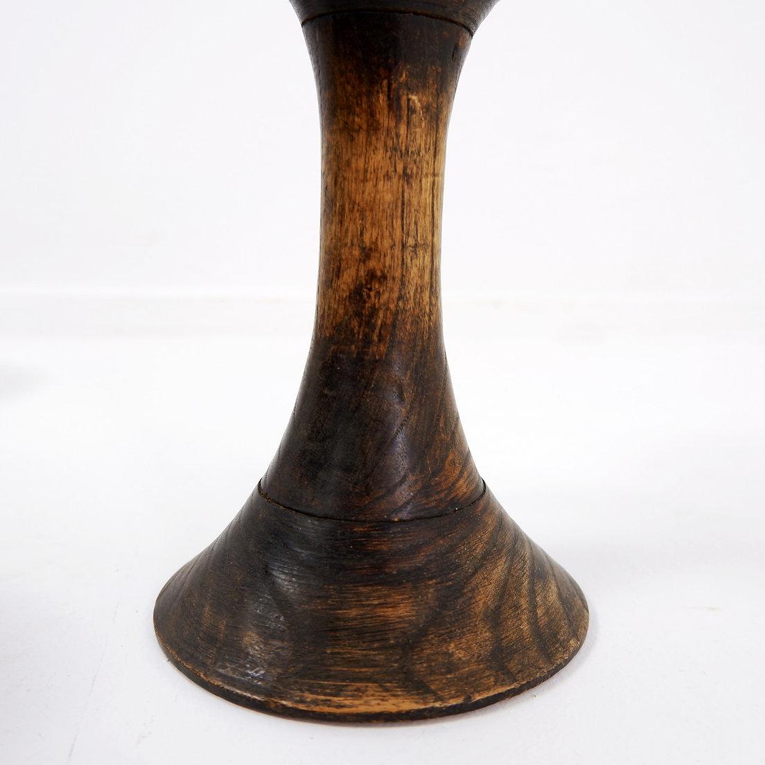 Set di 3 tazze e ciotole in legno - Africa in vendita 1