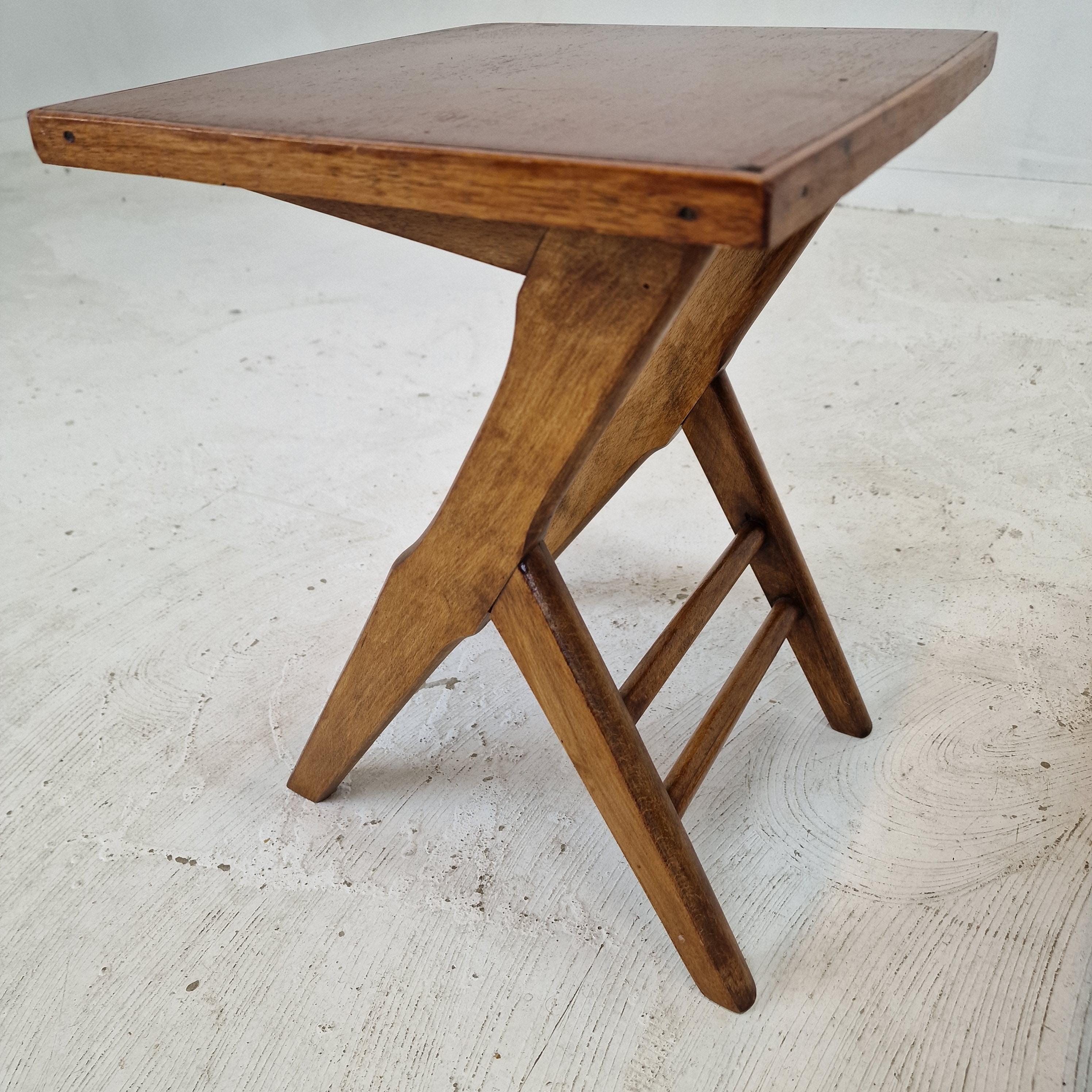 Set of 3 Wooden Nesting Tables, Holland 1960s For Sale 9
