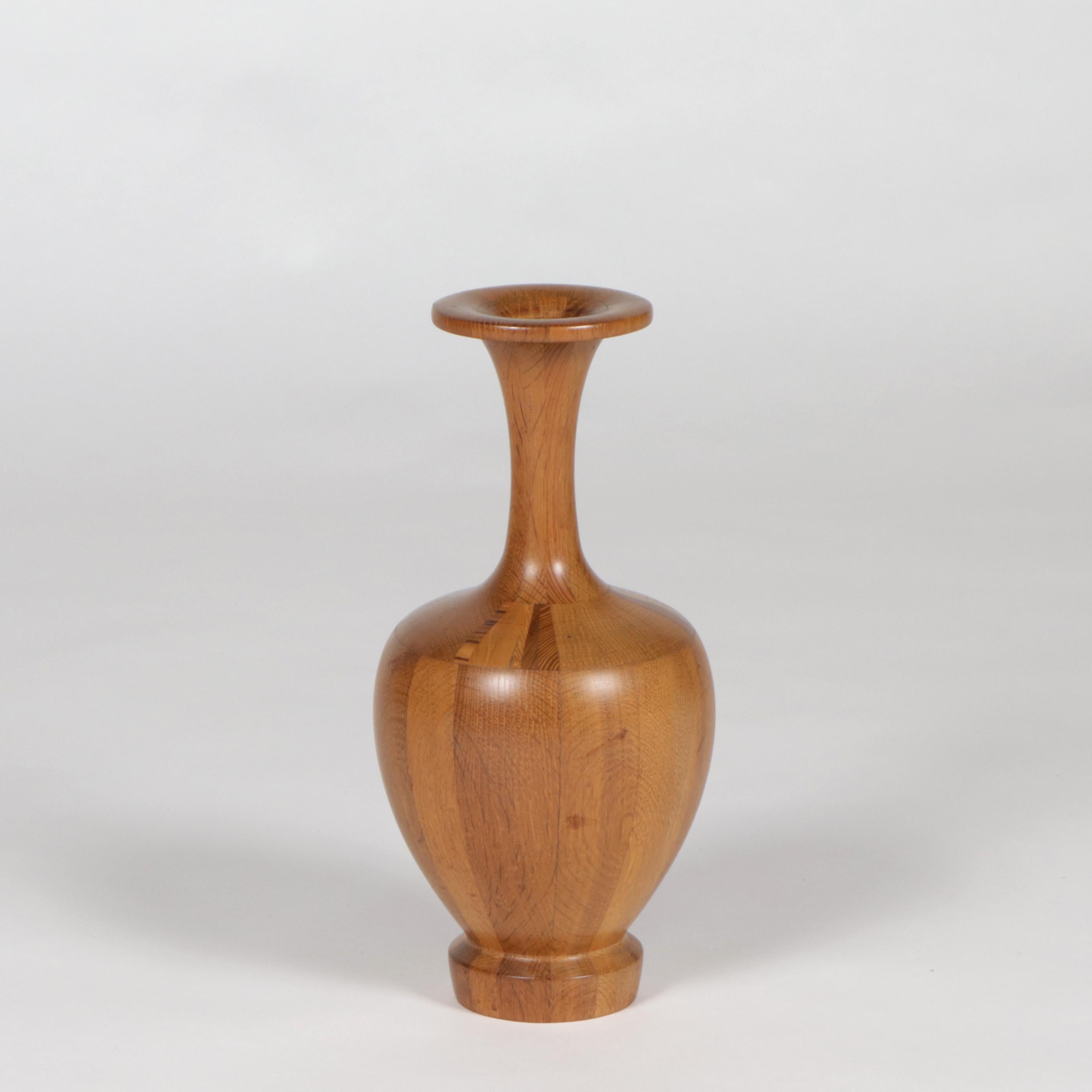 Set of 3 Wooden Vases by Maurice Bonami, C. 1960 1